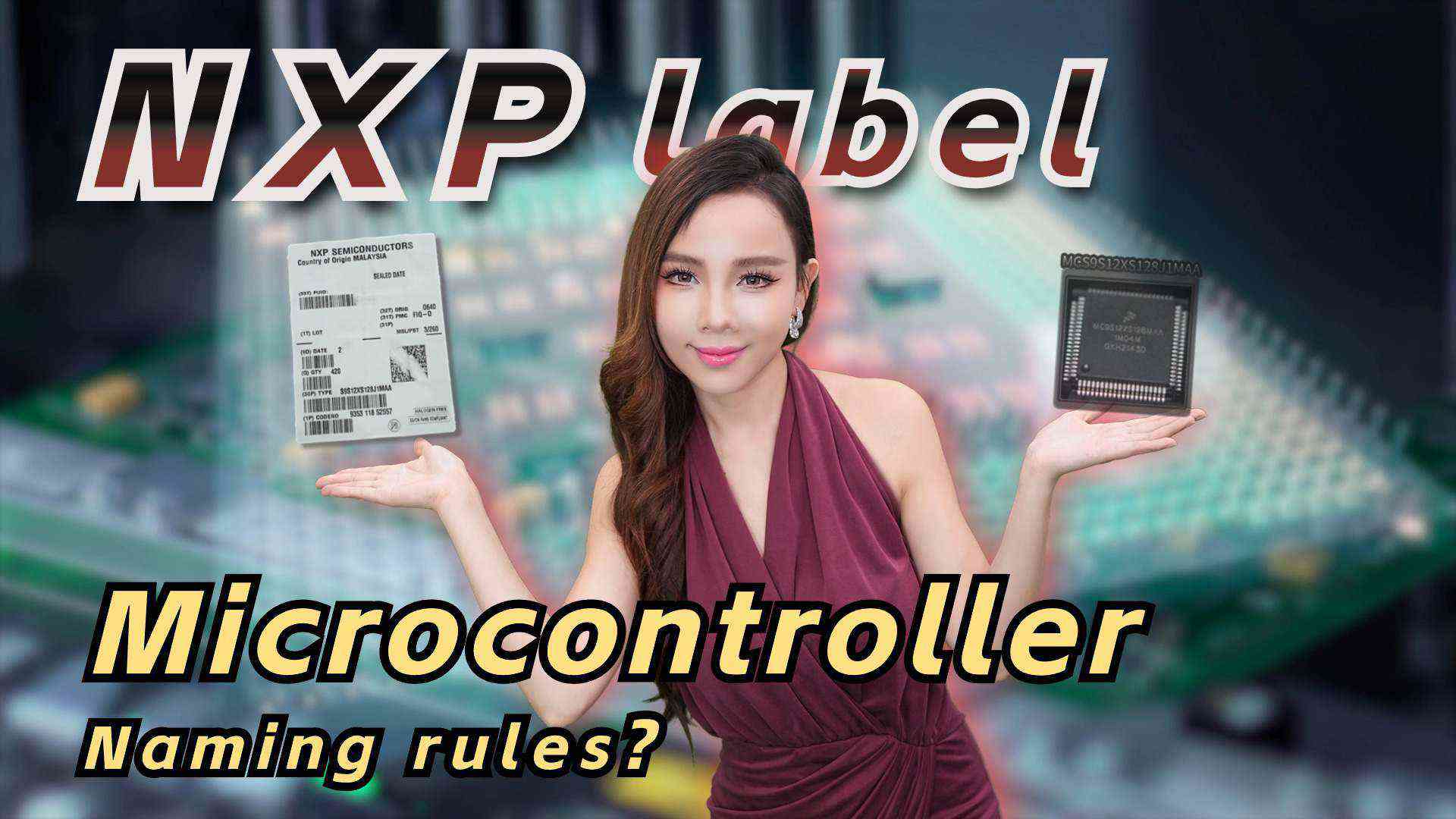 How read the label of the NXP chip？What is the naming rules of NXP microcontrollers?